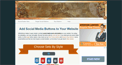 Desktop Screenshot of niftybuttons.com